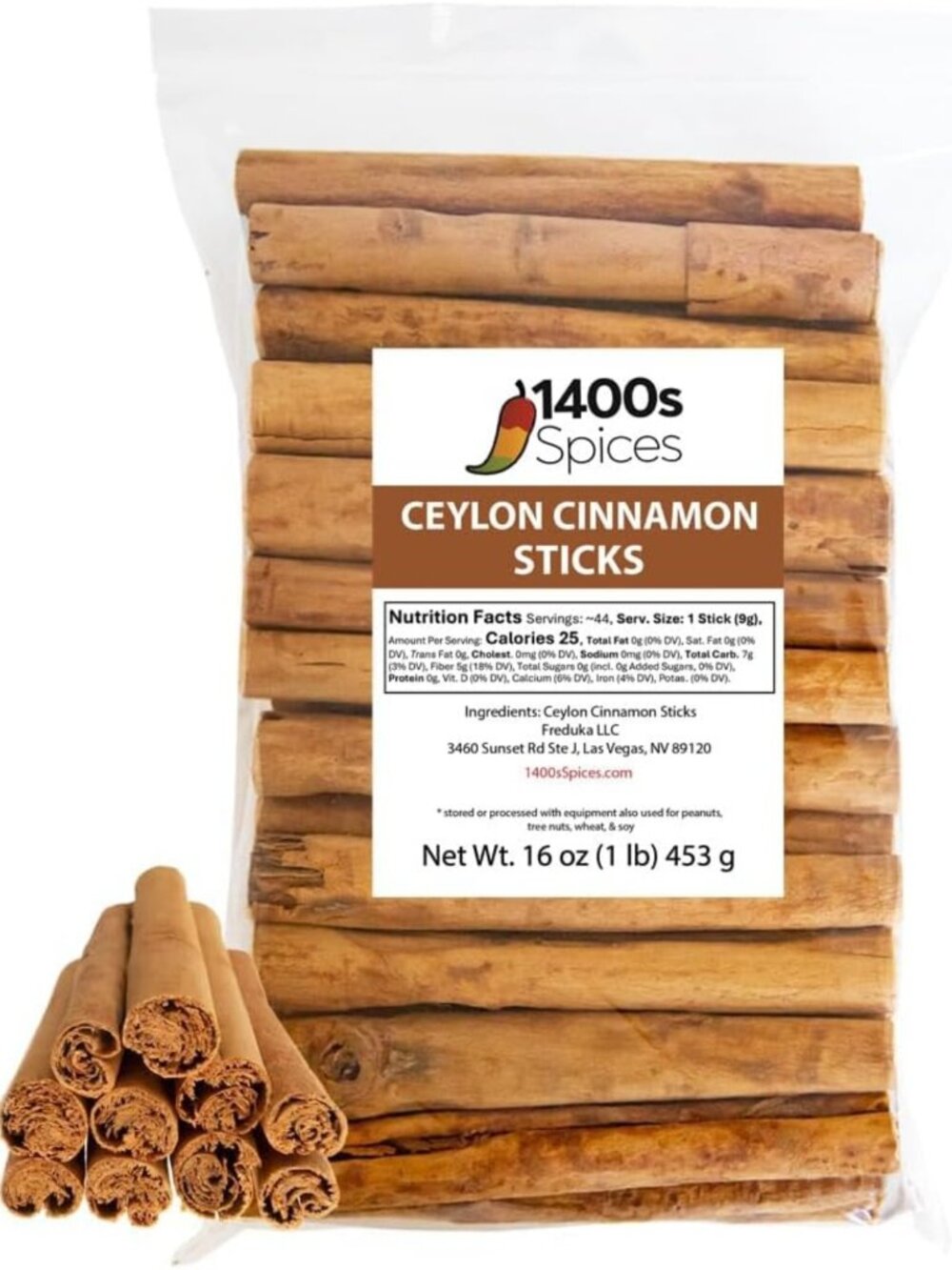 Premium Ceylon Cinnamon Sticks - 1lb Fresh Whole Spice from Sri Lanka